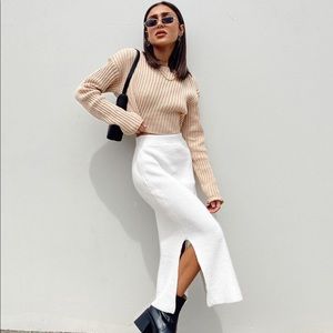 Princess Polly Zanna Midi Skirt White